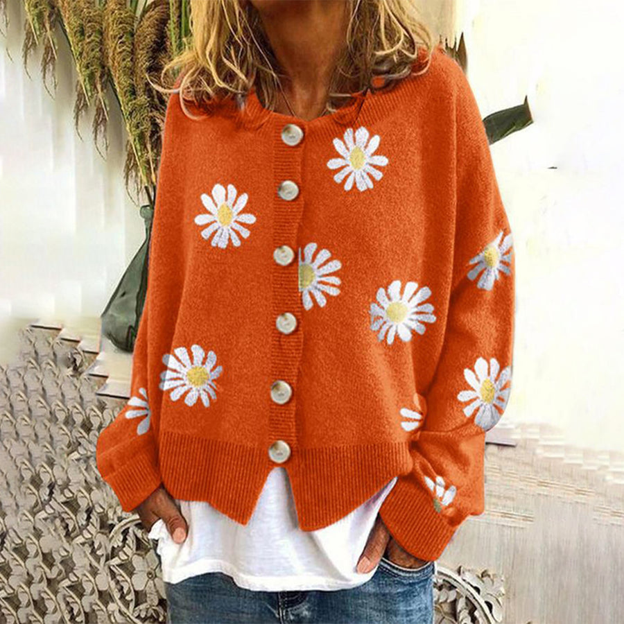 Womens Open Front Cardigan Knit Relaxed Fit