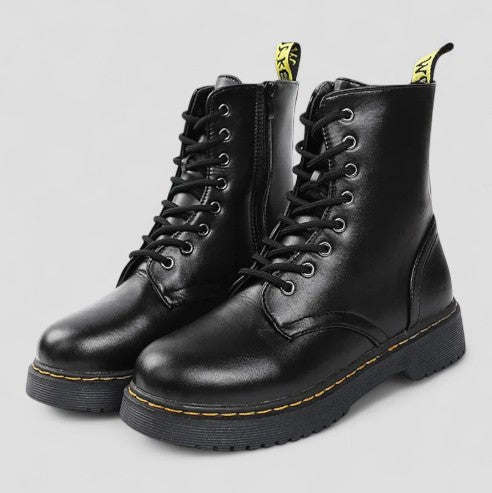 Womens Orthopedic Ankle Boots Lace-Up Casual Comfort - BritishMode