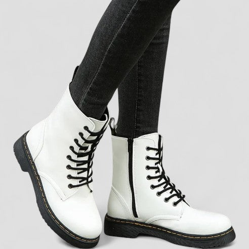Womens Orthopedic Ankle Boots Lace-Up Casual Comfort