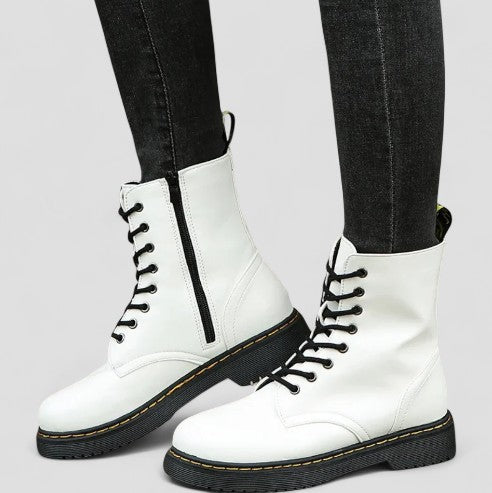 Womens Orthopedic Ankle Boots Lace-Up Casual Comfort