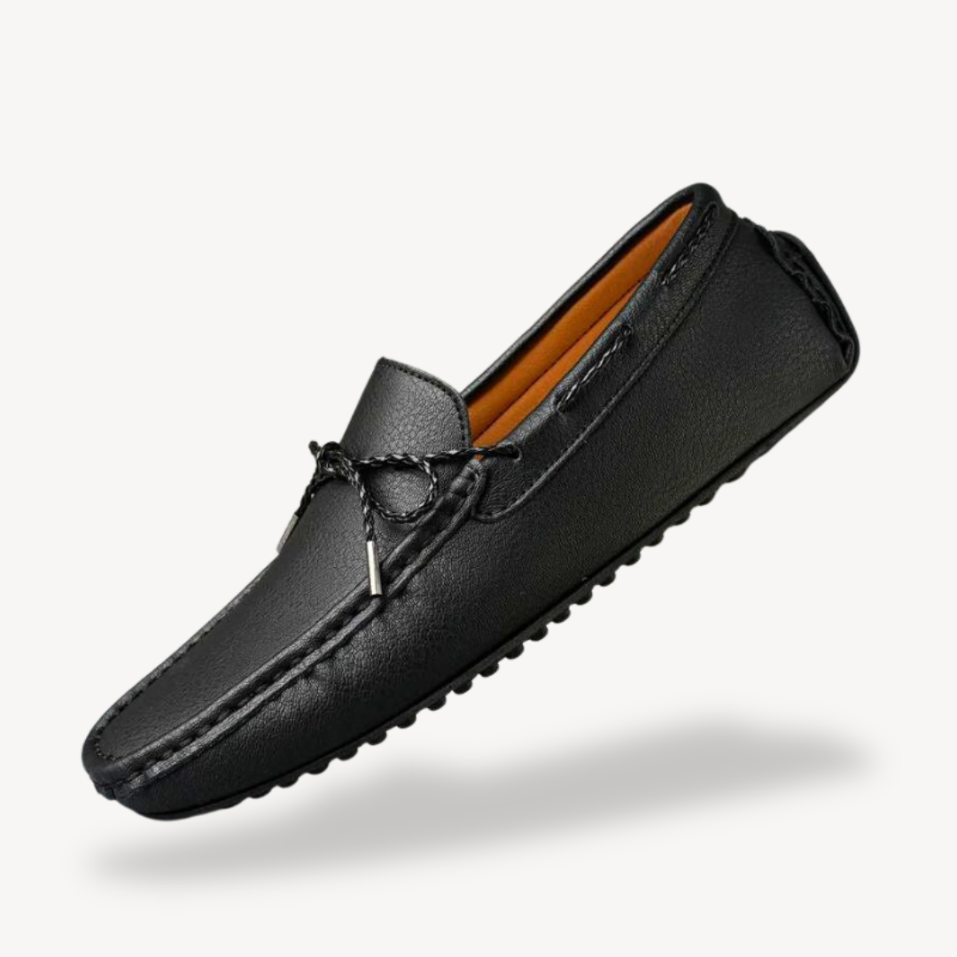 Mens Suede Driving Moccasins Distressed Style