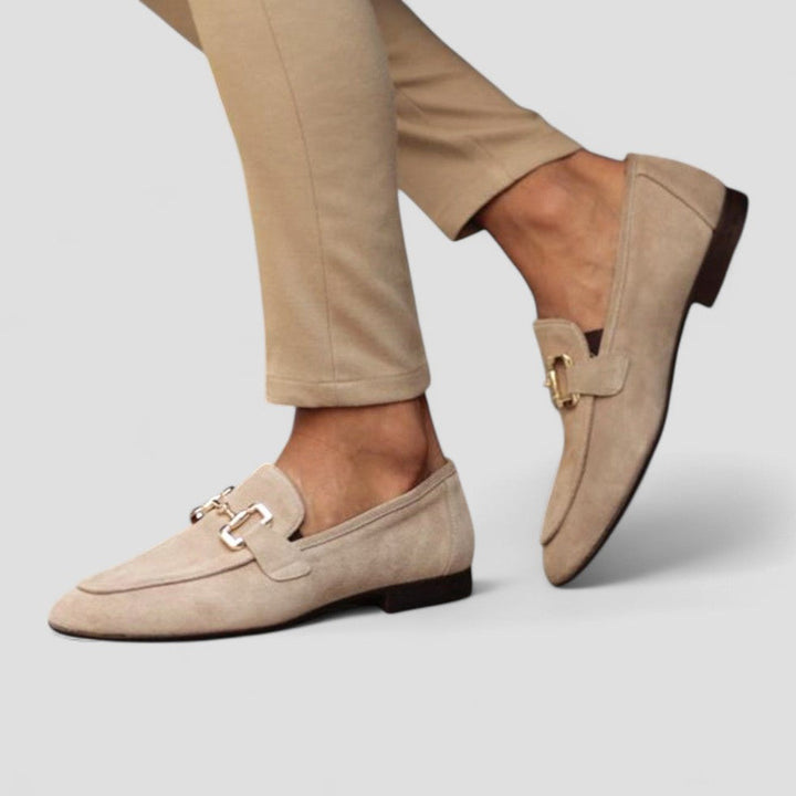 Mens Loafers Leather Slip-On Classic Fit - BritishMode