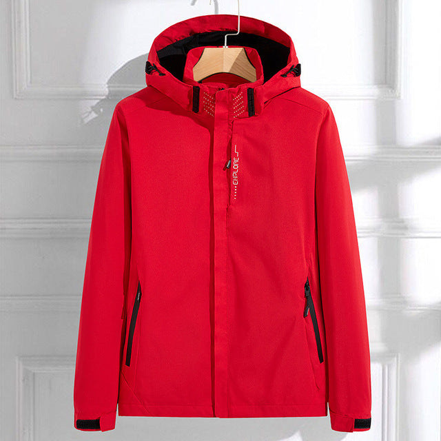Womens Waterproof Rain Coat Breathable Hooded