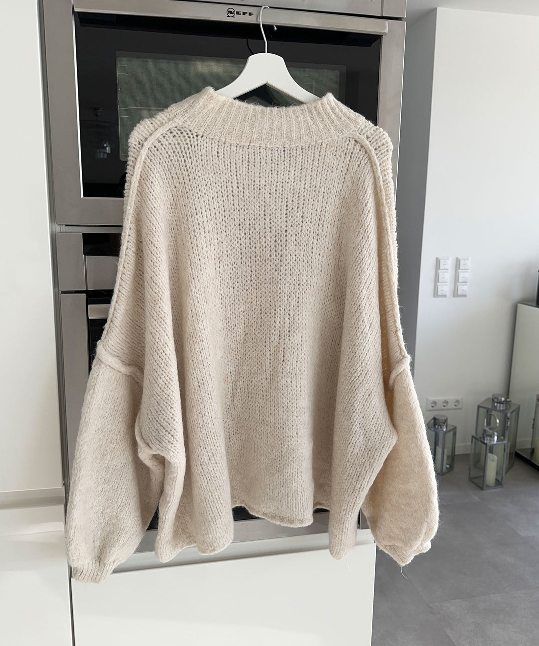 Womens Oversized Knit Cardigan Relaxed Fit
