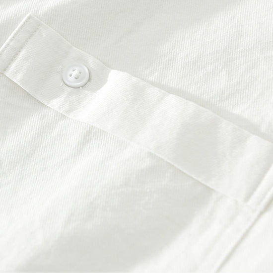 Mens Cotton Shirt Lightweight Long Sleeve Casual Fit