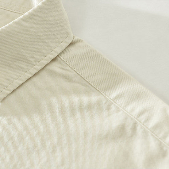 Mens Cotton Shirt Lightweight Long Sleeve Casual Fit