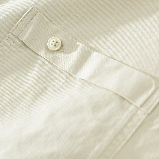 Mens Cotton Shirt Lightweight Long Sleeve Casual Fit
