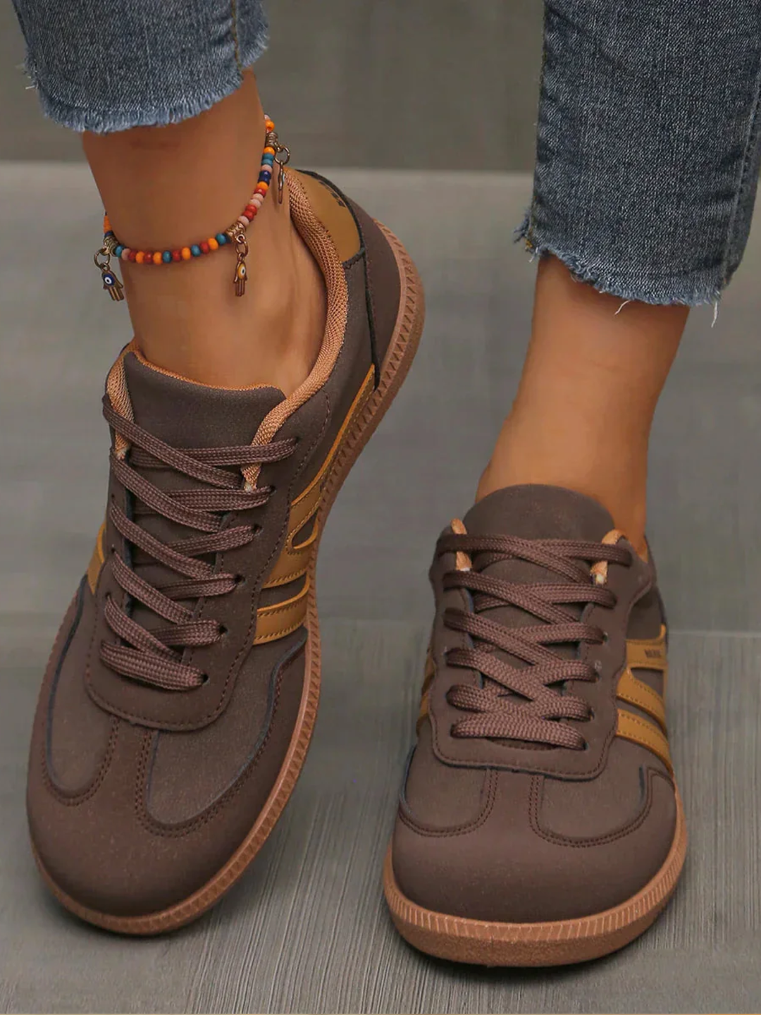 Womens Casual Trainers Lightweight Breathable Sneakers - BritishMode