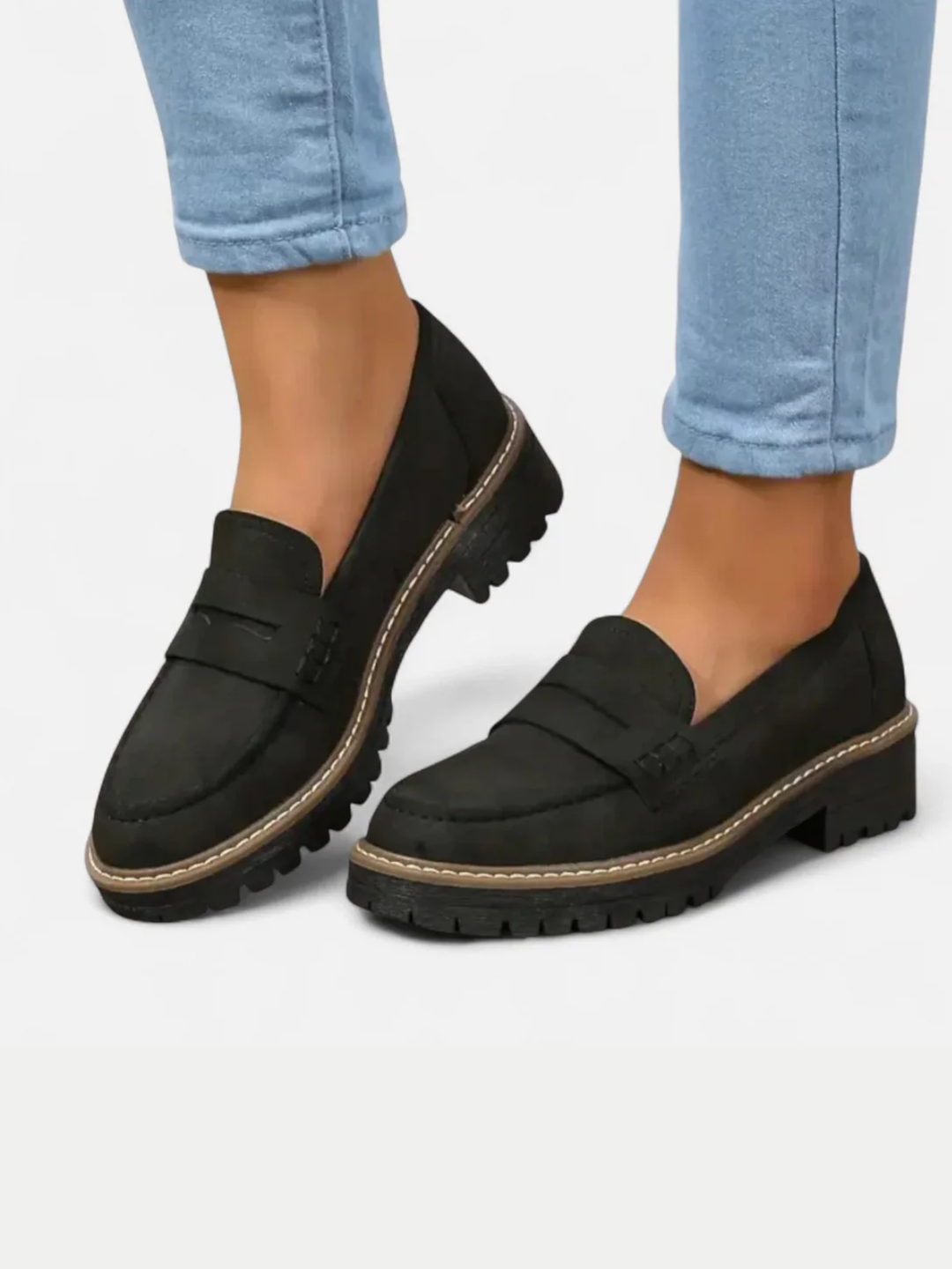 Womens Orthopedic Slip-On Shoes Lightweight Supportive Fit - BritishMode