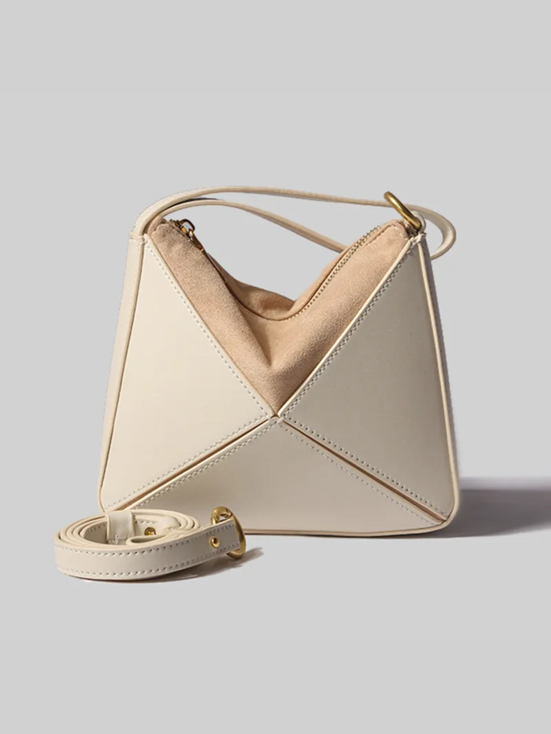 Womens Handbag Lightweight Geometric Multi-Way Foldable Style - BritishMode