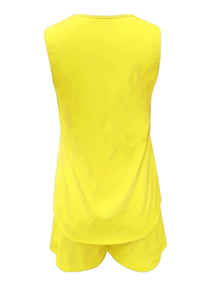 Womens Sleeveless Romper with Ring Strap and Pockets