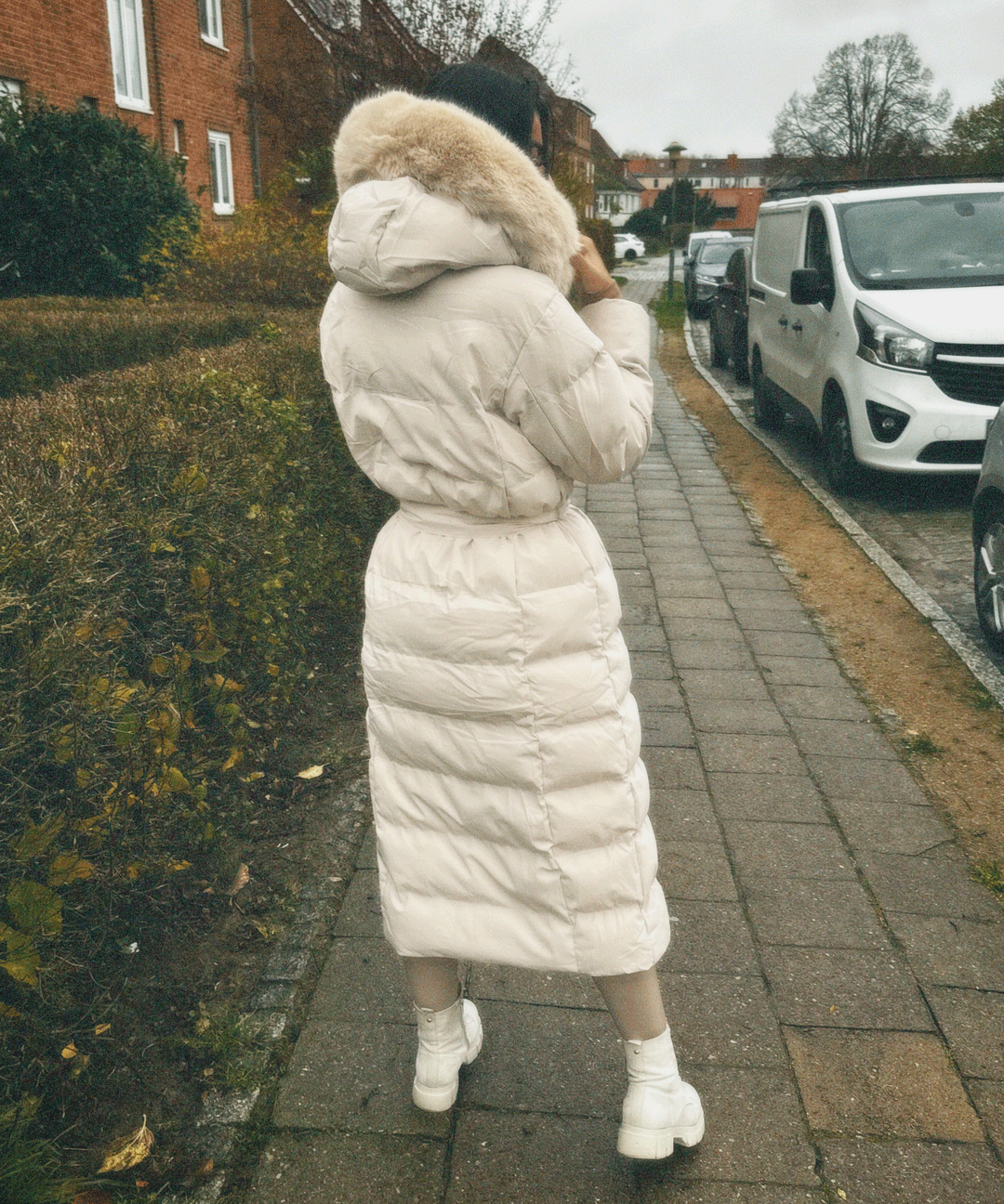 Womens Parka Jacket with Hooded Design