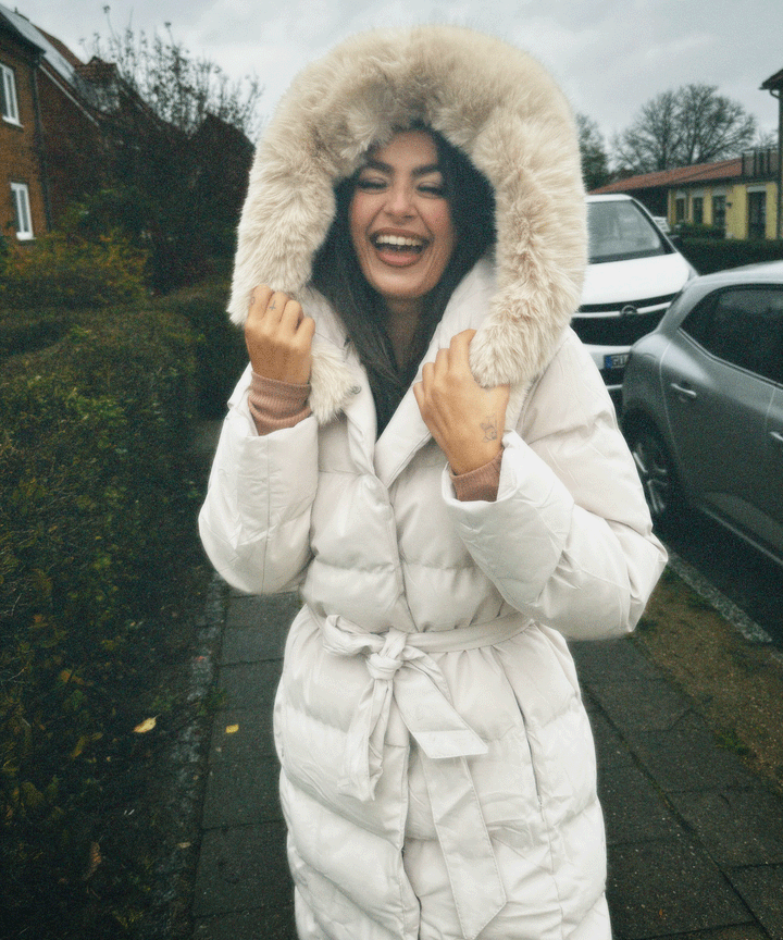 Womens Parka Jacket with Hooded Design