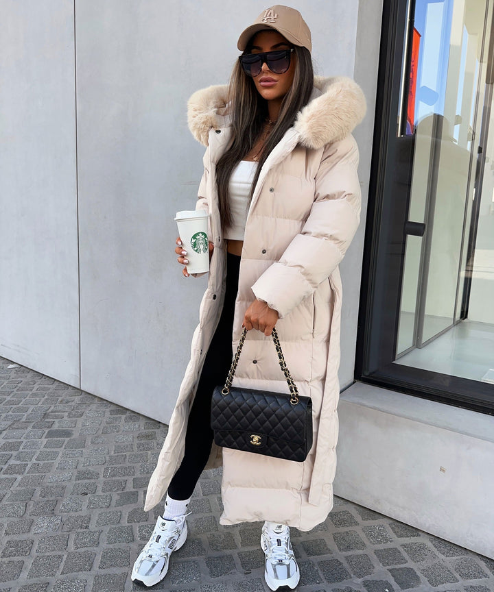 Womens Parka Jacket with Hooded Design