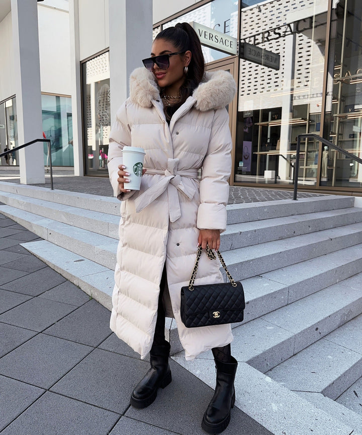 Womens Parka Jacket with Hooded Design