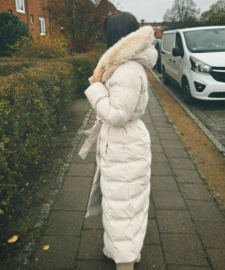 Womens Parka Jacket with Hooded Design