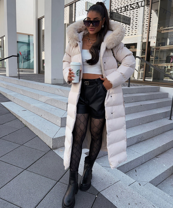 Womens Parka Jacket with Hooded Design