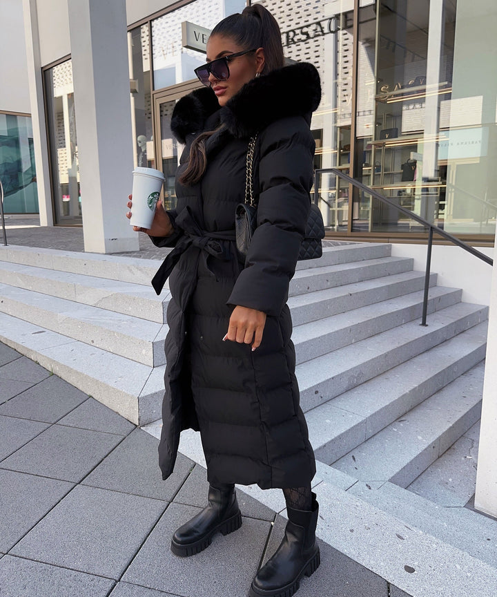 Womens Winter Parka Jacket Insulated Warm Fit