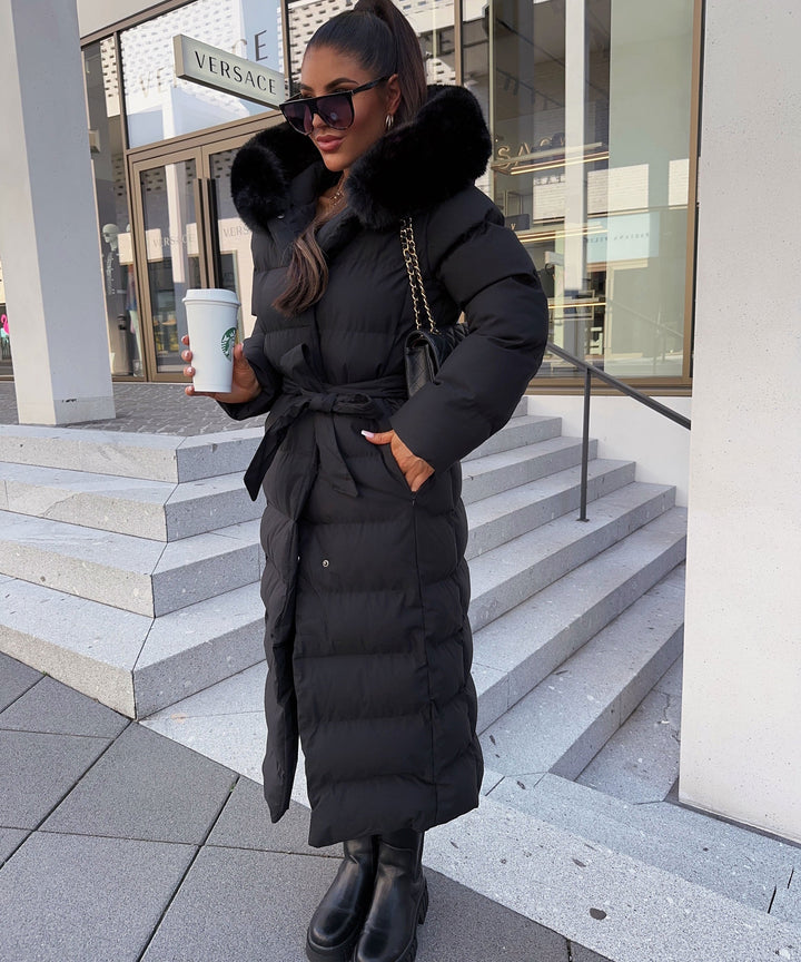Womens Winter Parka Jacket Insulated Warm Fit