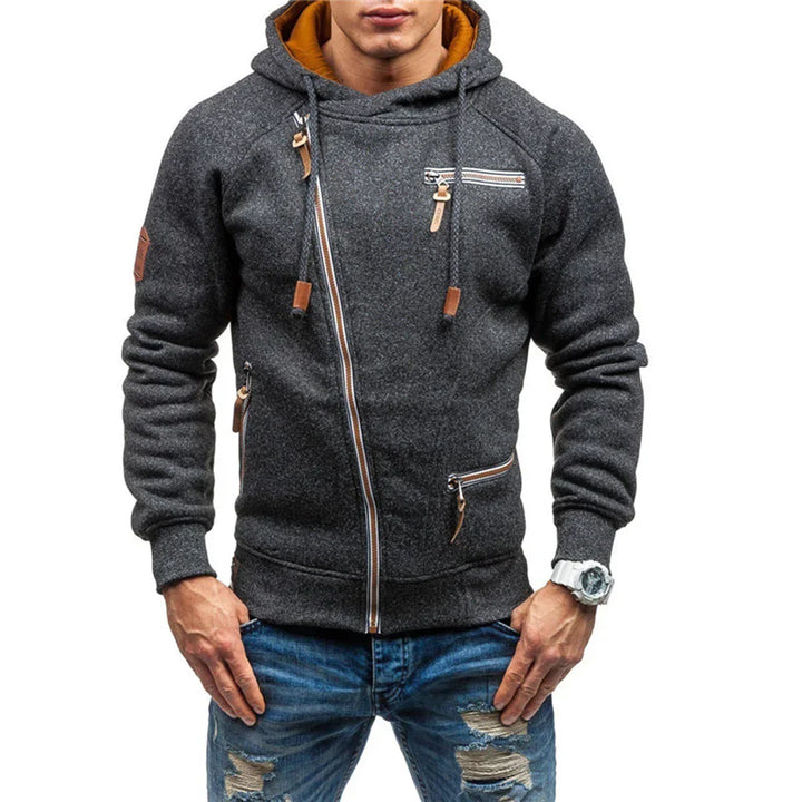 Mens Fleece Hoodie Casual Fit with Pockets