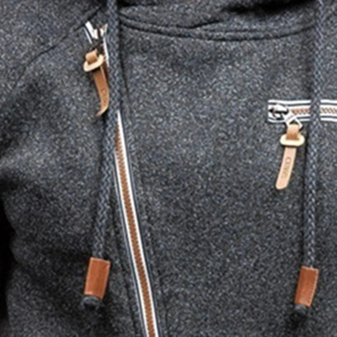Mens Fleece Hoodie Casual Fit with Pockets