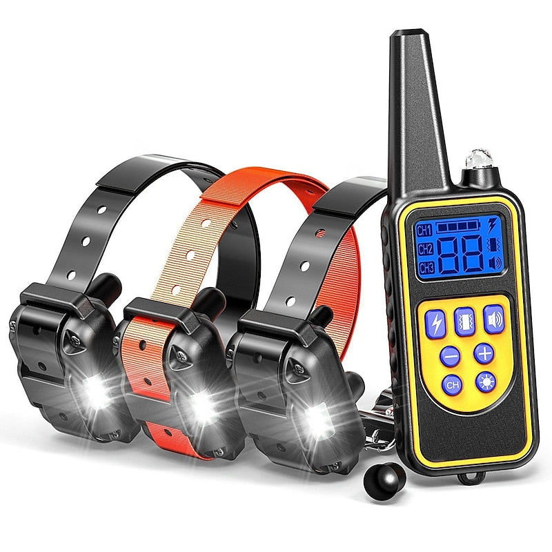 Unisex Dog Trainer Collar with LED Feature