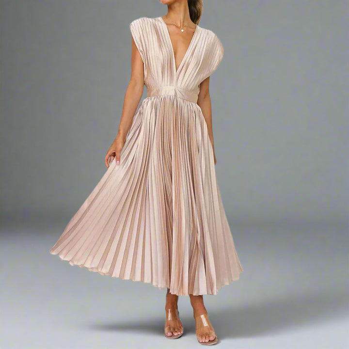 Womens Midi Dress Classic Fit - BritishMode