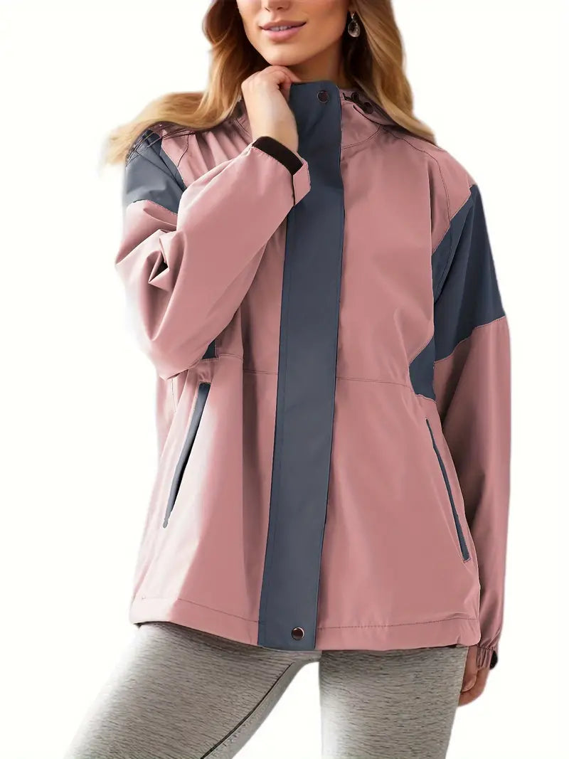 Unisex Waterproof Casual Outdoor Jacket Relaxed Fit