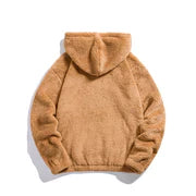 Unisex Pullover Plush Blend Soft Surface Warm Insulation