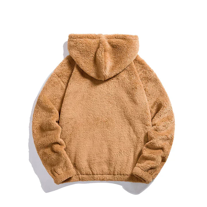 Unisex Pullover Plush Blend Soft Surface Warm Insulation