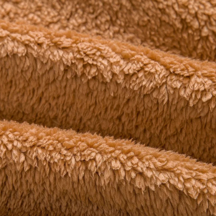 Unisex Pullover Plush Blend Soft Surface Warm Insulation