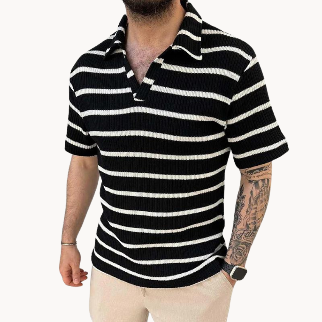 Mens Polo Shirt Soft Breathable Blend Regular Fit - BritishMode