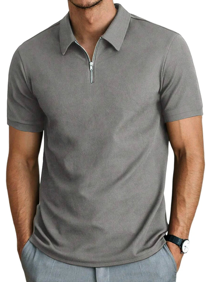 Mens Polo Shirt Lightweight Blend Relaxed Fit