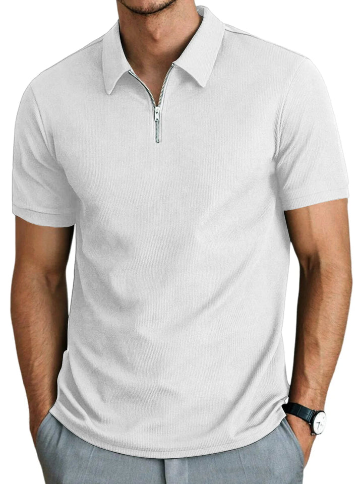 Mens Polo Shirt Lightweight Blend Relaxed Fit