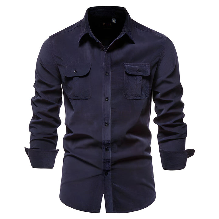 Mens Polo Shirt Polyester Blend Breathable Soft Feel - BritishMode