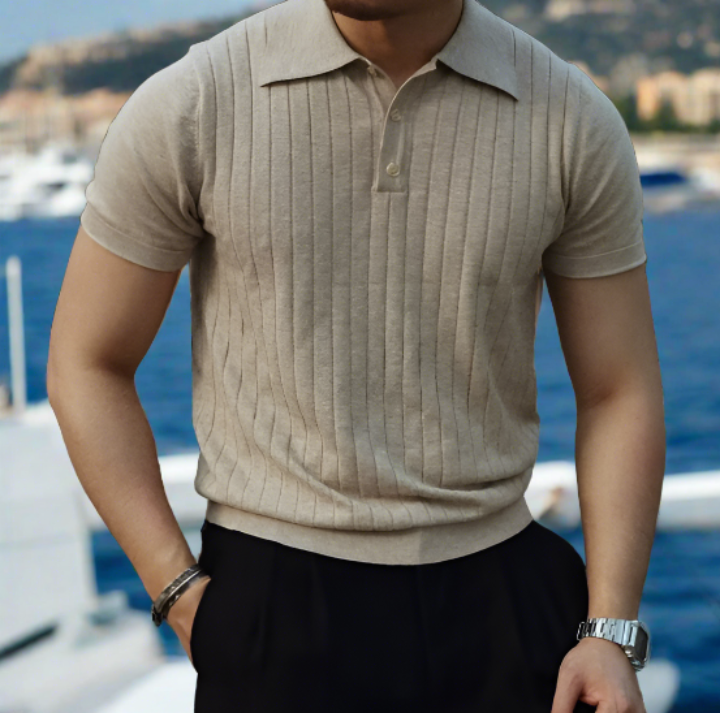 Mens Polo Shirt Polyester Blend Breathable Fit - BritishMode