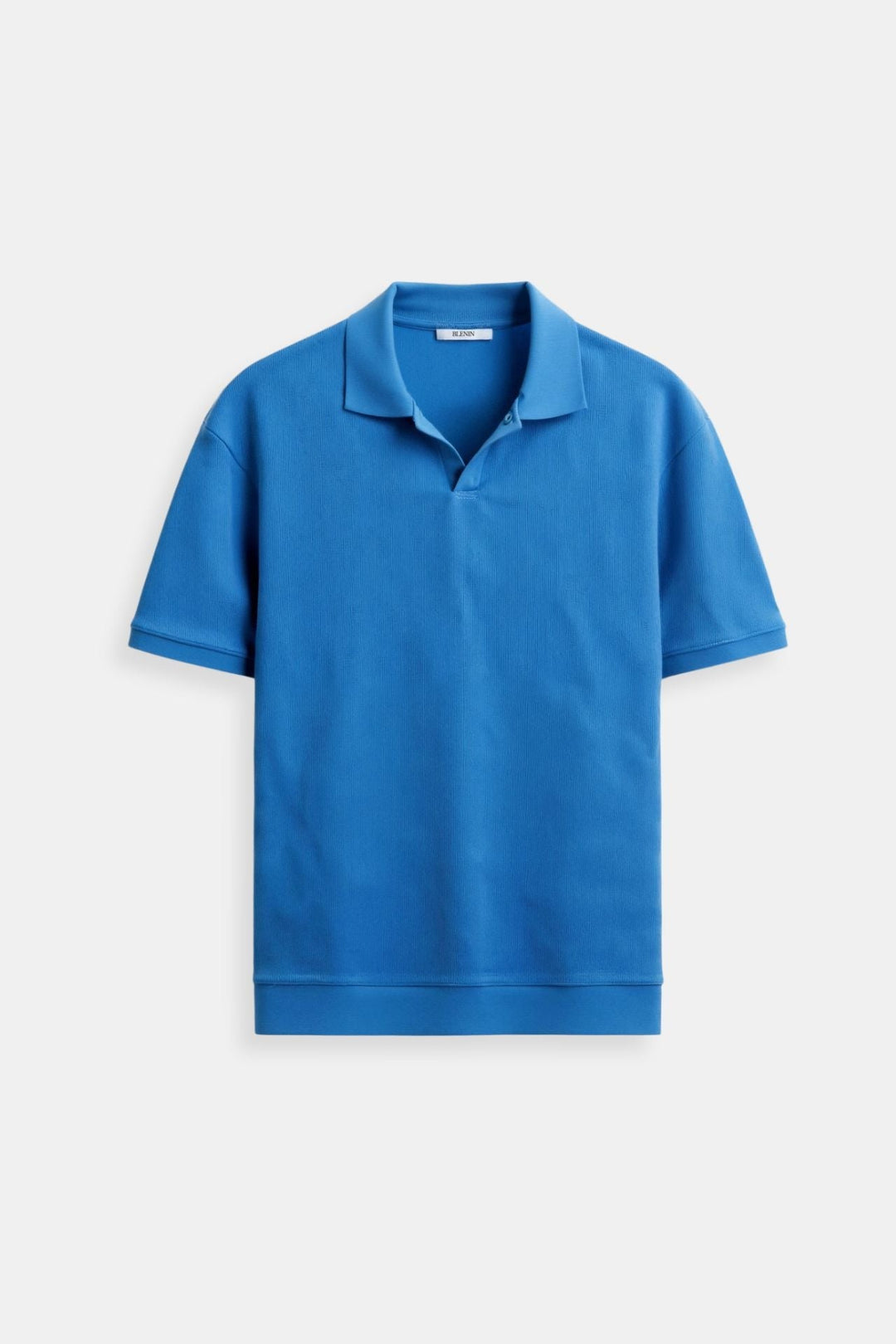 Mens Polo Shirt Ribbed Collar and Hem Structured Fit