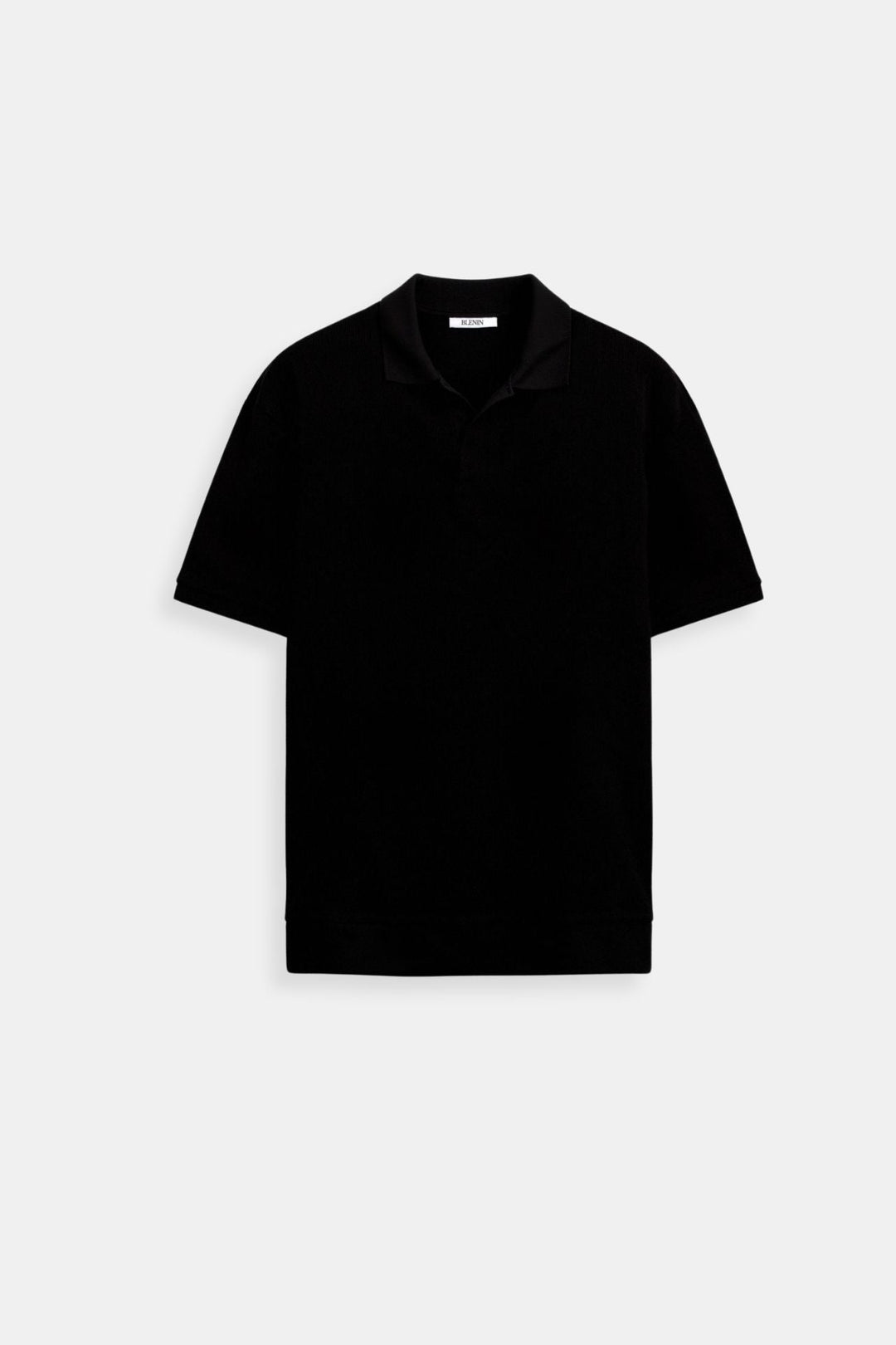 Mens Polo Shirt Ribbed Collar and Hem Structured Fit