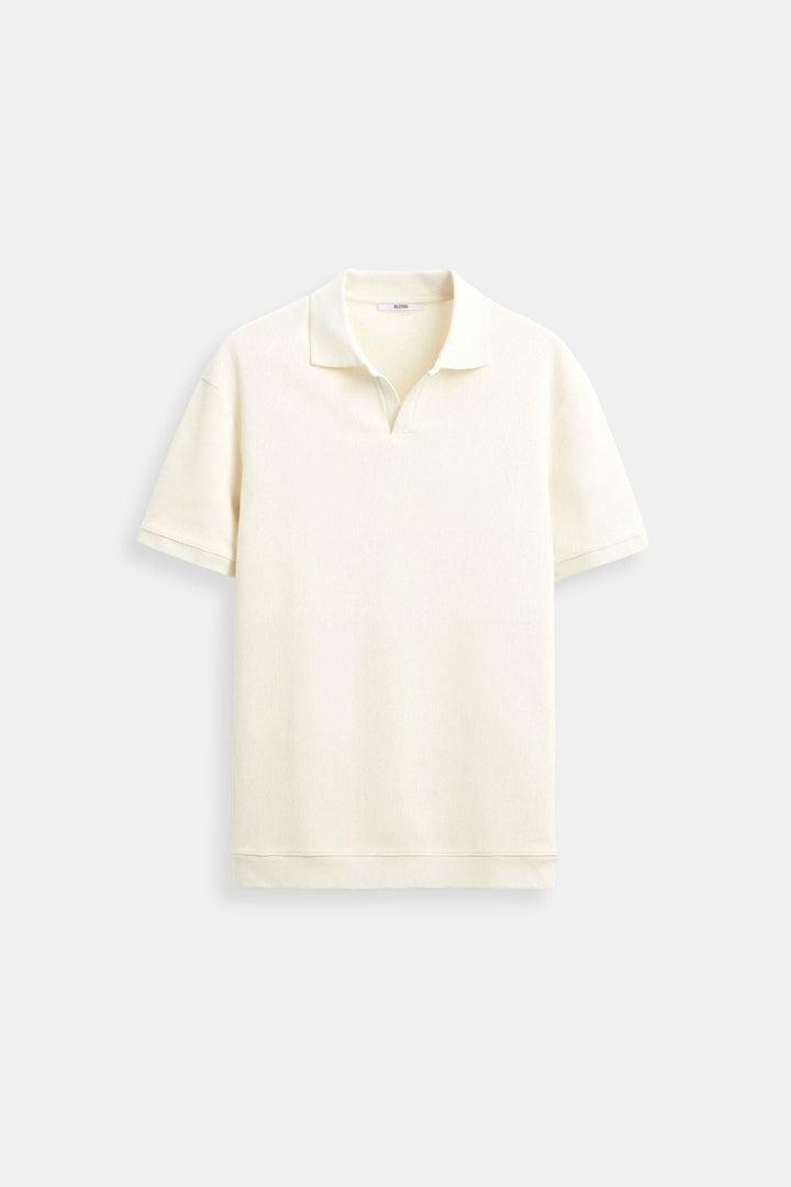 Mens Polo Shirt Ribbed Collar and Hem Structured Fit - BritishMode