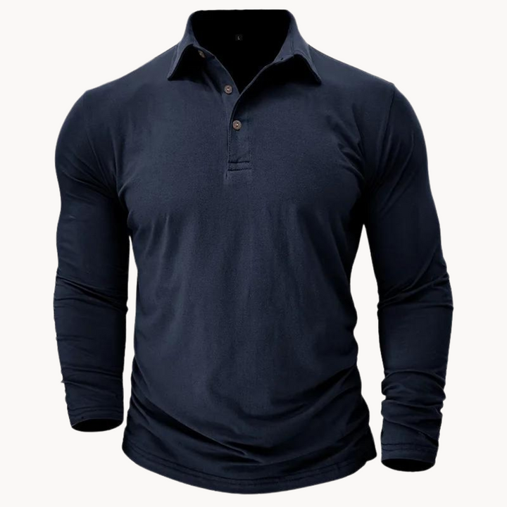 Mens Polo Shirt Soft Knit Breathable Collar