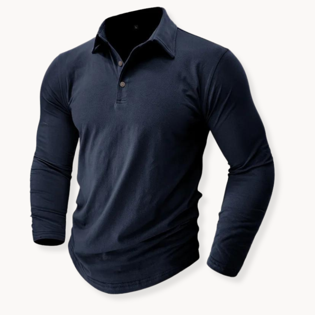 Mens Polo Shirt Soft Knit Breathable Collar - BritishMode