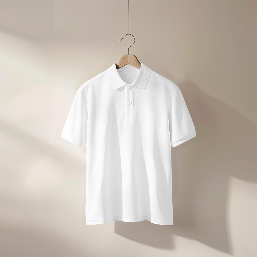 Mens Polo Shirt Classic Fit Cotton
