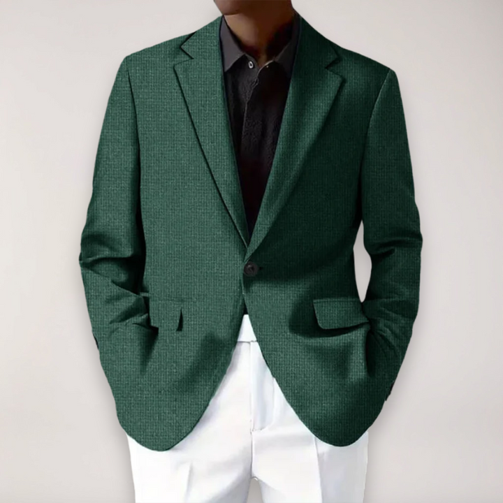 Womens Blazer Polyester Blend Structured Fit with Pockets