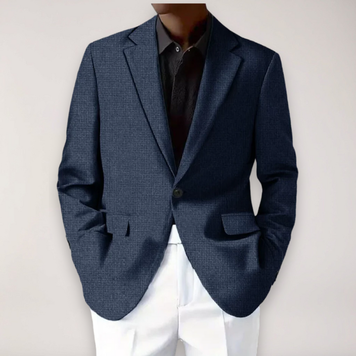 Womens Blazer Polyester Blend Structured Fit with Pockets