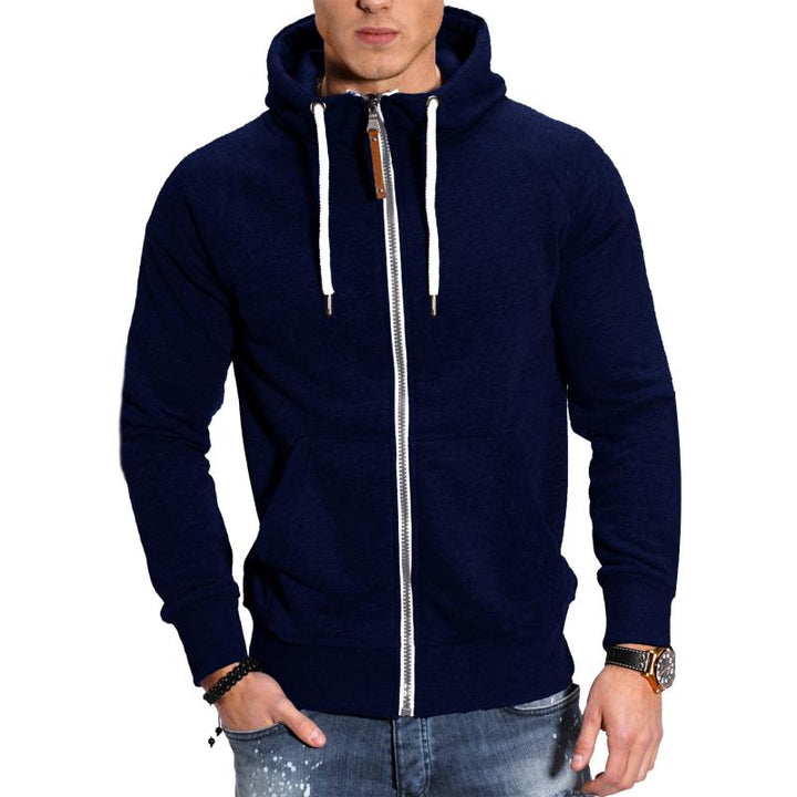 Unisex Hooded Jacket Polyester Blend Raglan Fit Easy Layering