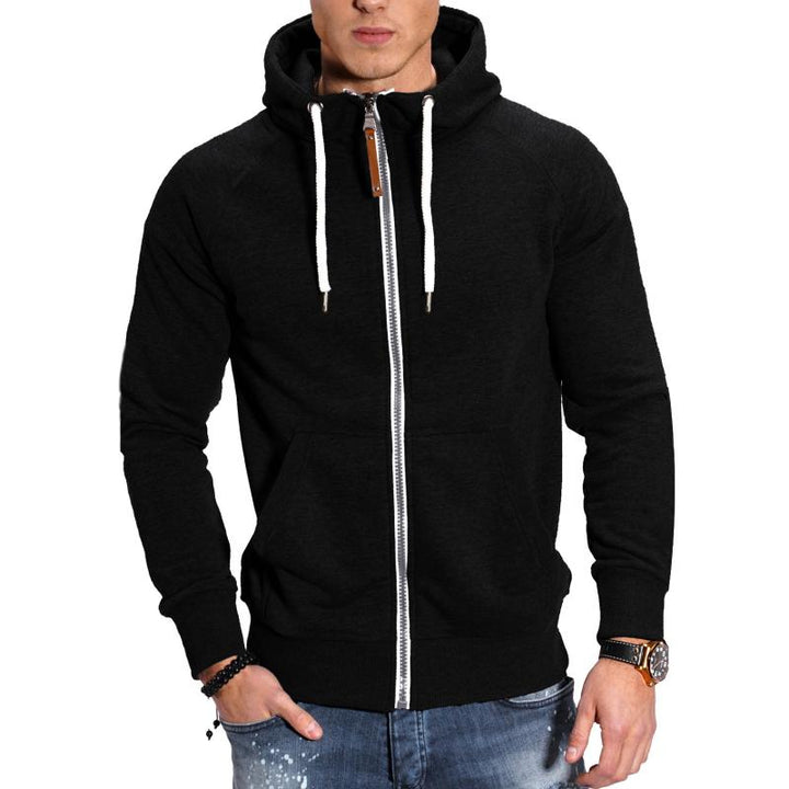 Unisex Hooded Jacket Polyester Blend Raglan Fit Easy Layering