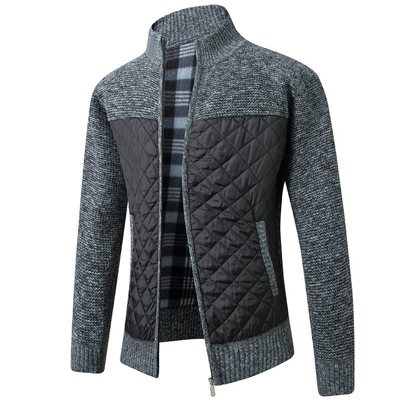Unisex Insulated Polyester Blend Jacket Wind-Resistant Shell