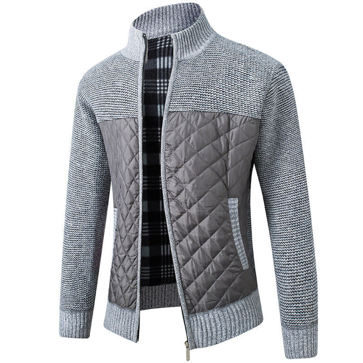 Unisex Insulated Polyester Blend Jacket Wind-Resistant Shell