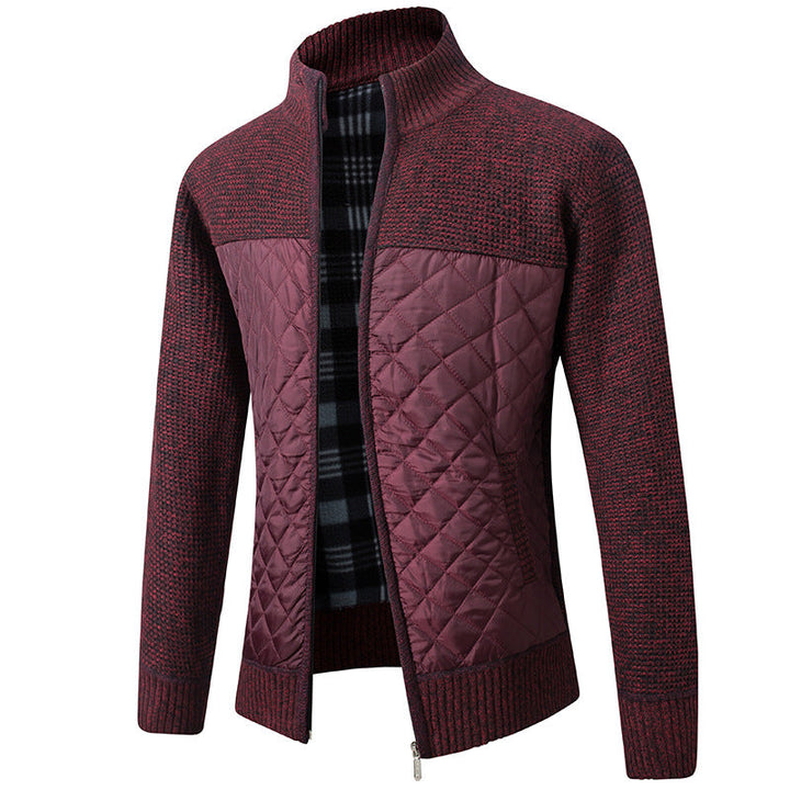 Unisex Insulated Polyester Blend Jacket Wind-Resistant Shell