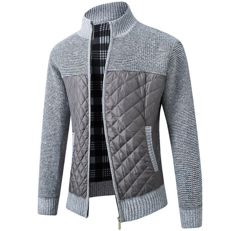 Unisex Insulated Polyester Blend Jacket Wind-Resistant Shell